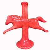 *Seconds Sale* Dala Horse Candlestick Holder