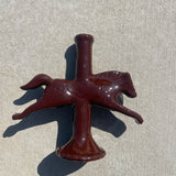 *Seconds Sale* Dala Horse Candlestick Holder