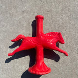 *Seconds Sale* Dala Horse Candlestick Holder