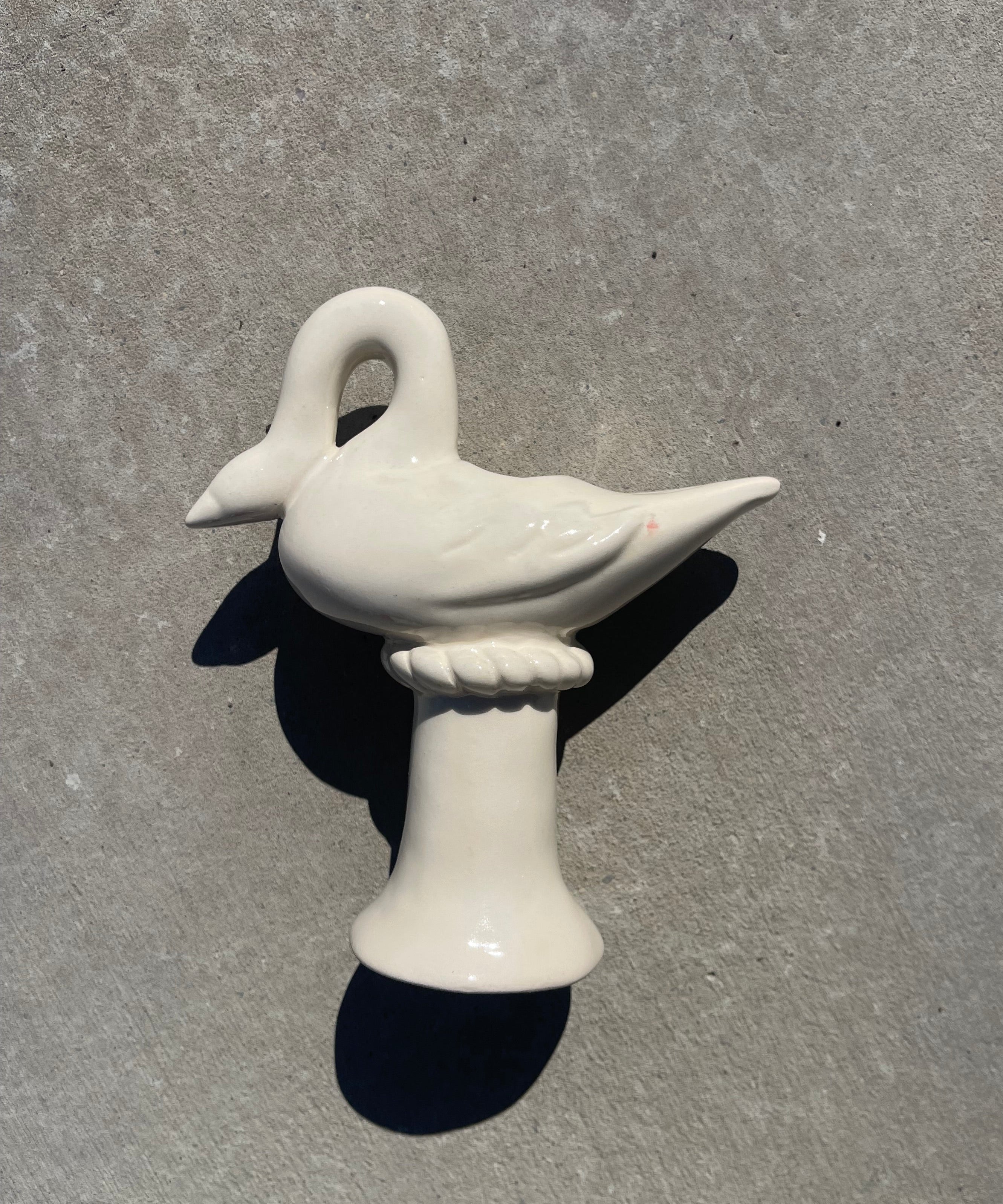 *Seconds Sale* Nordic Swan Candlestick Holder