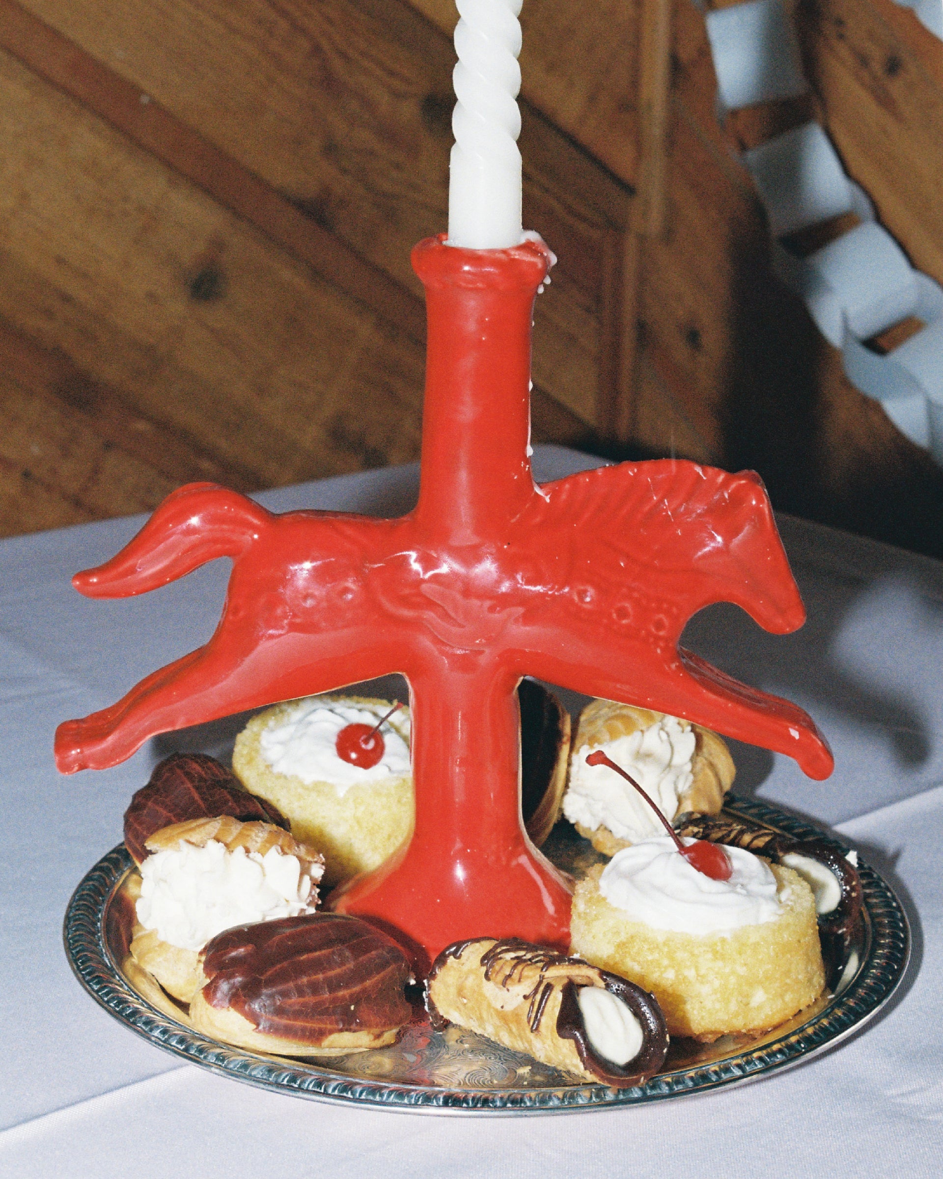 Dala Horse Candlestick Holder