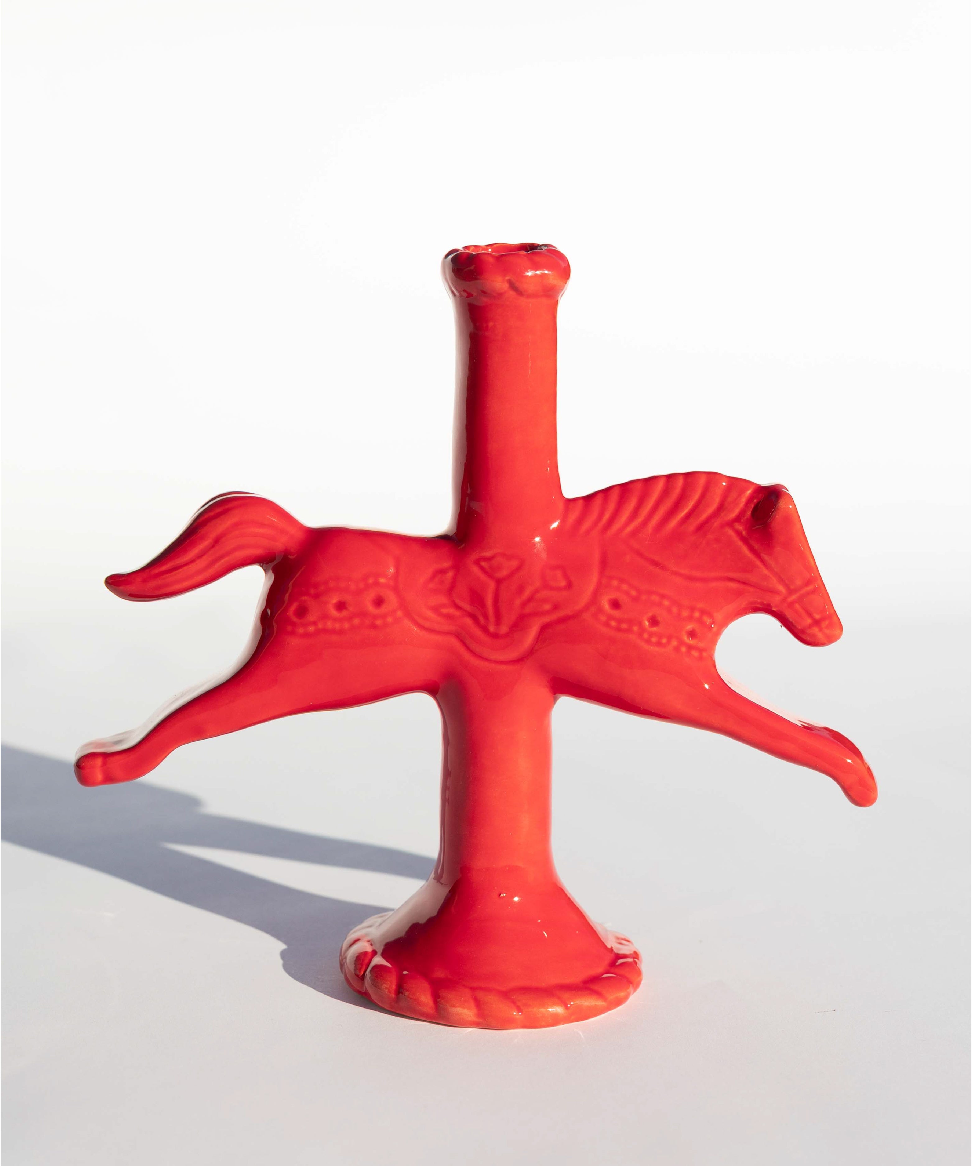 Dala Horse Candlestick Holder