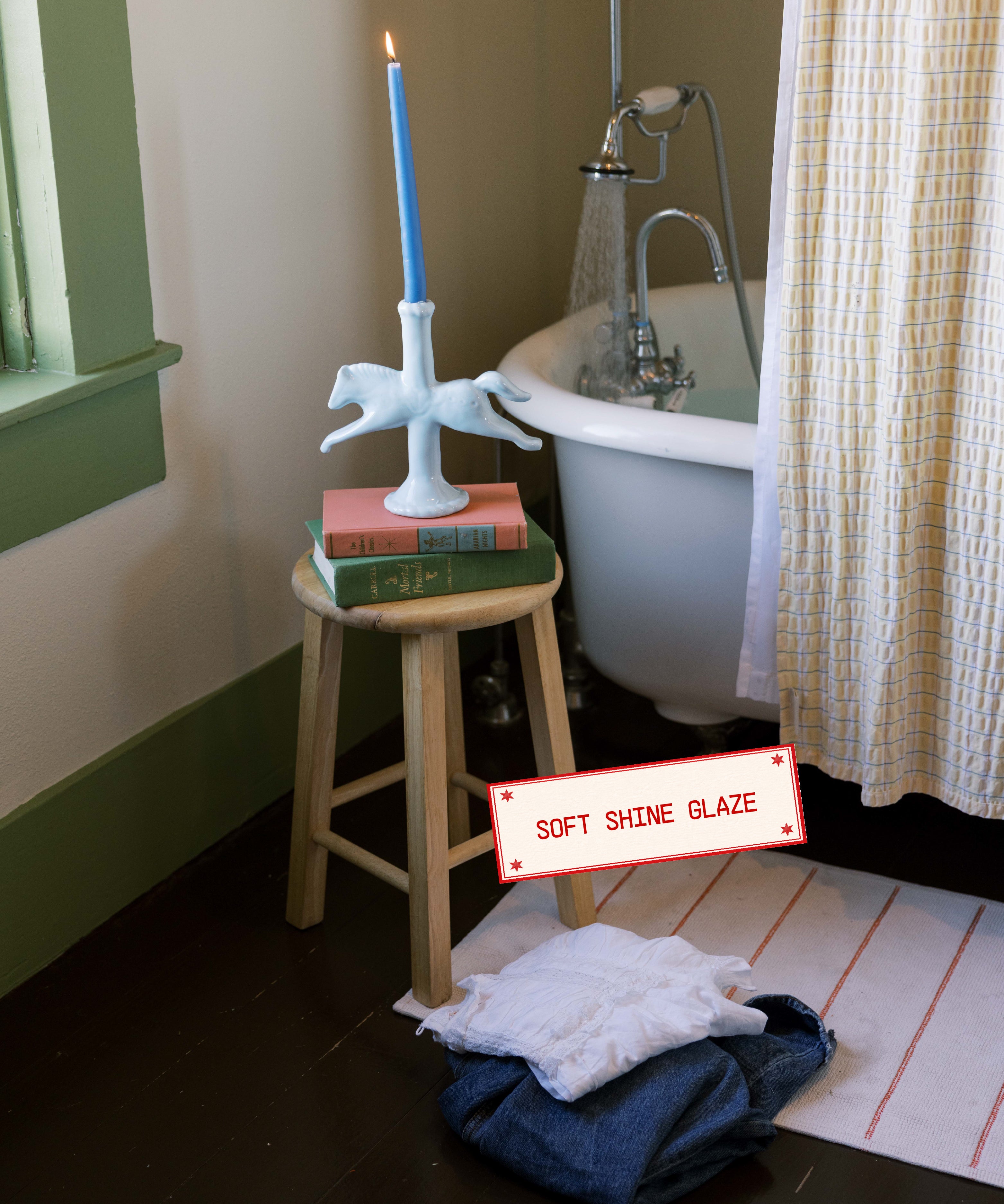 Dala Horse Candlestick Holder