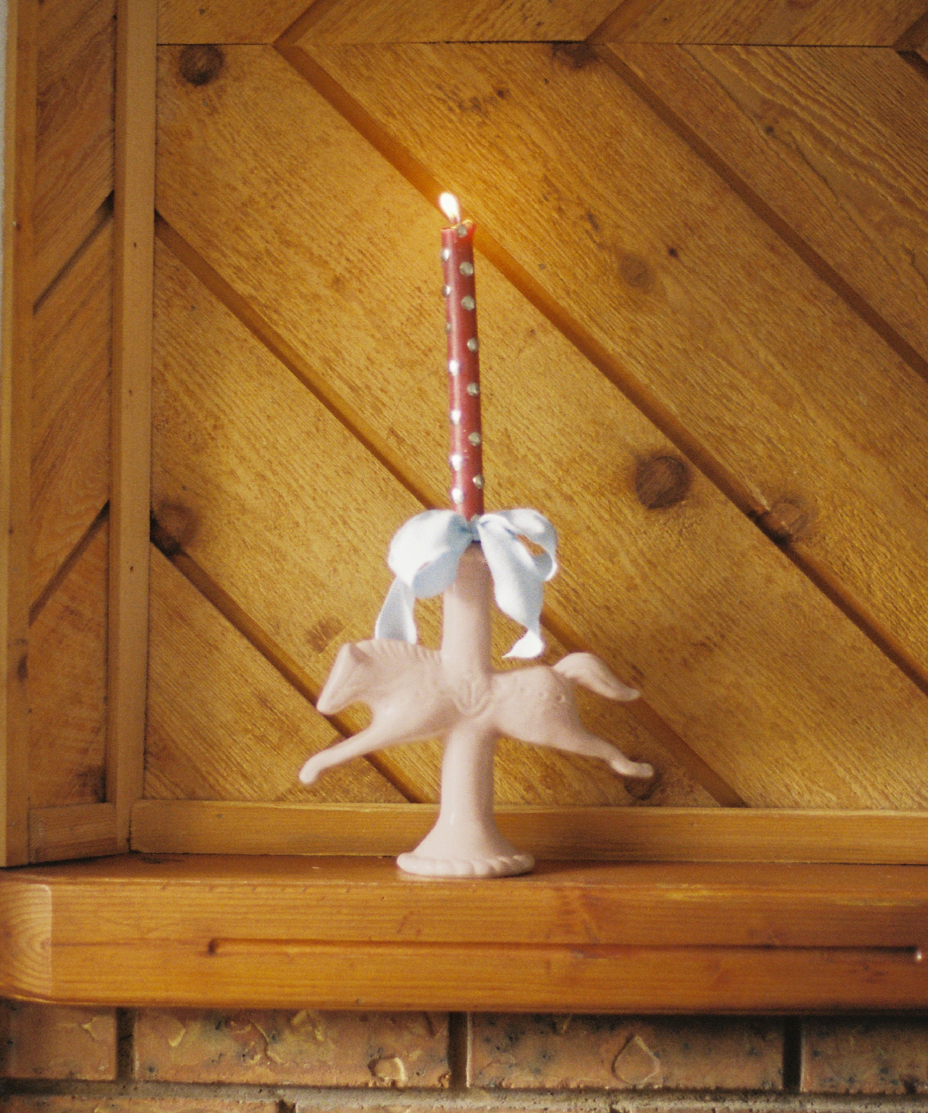 Dala Horse Candlestick Holder