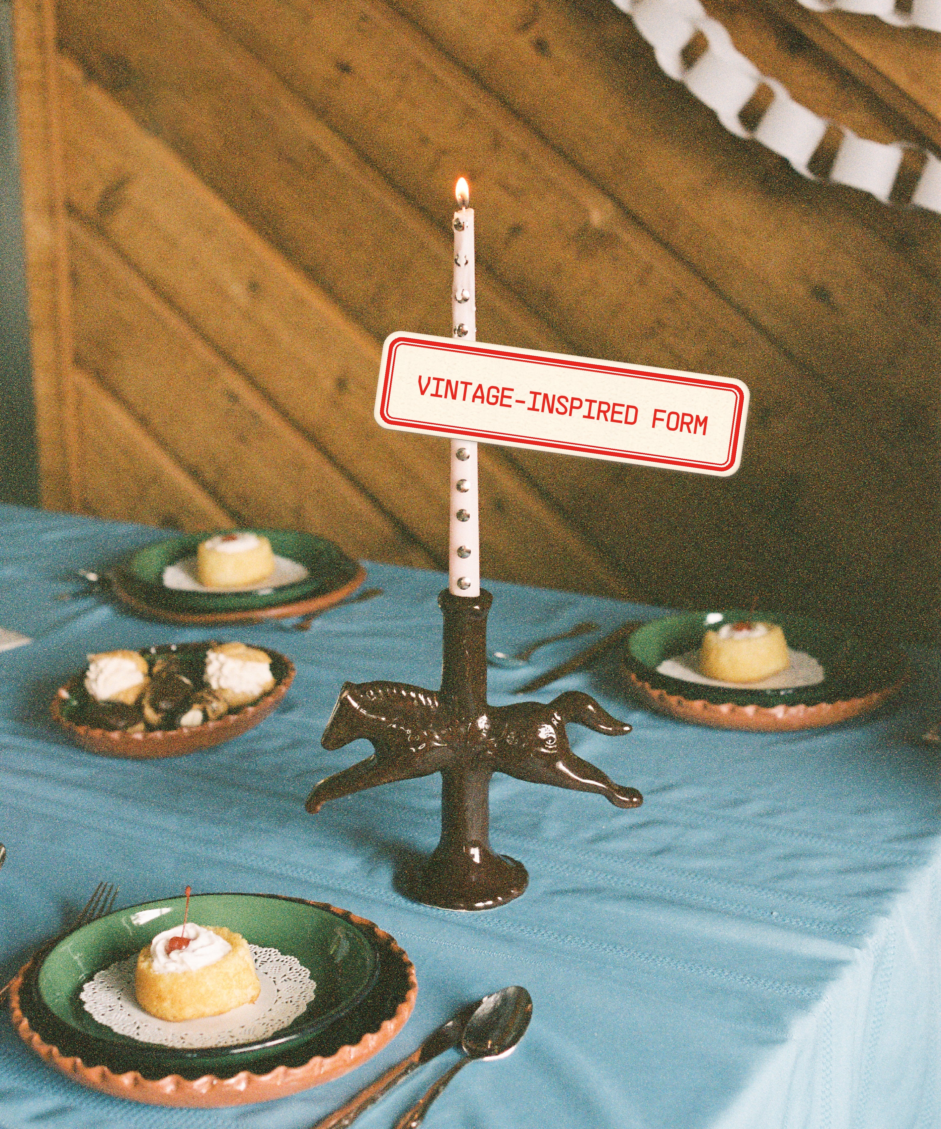 Dala Horse Candlestick Holder