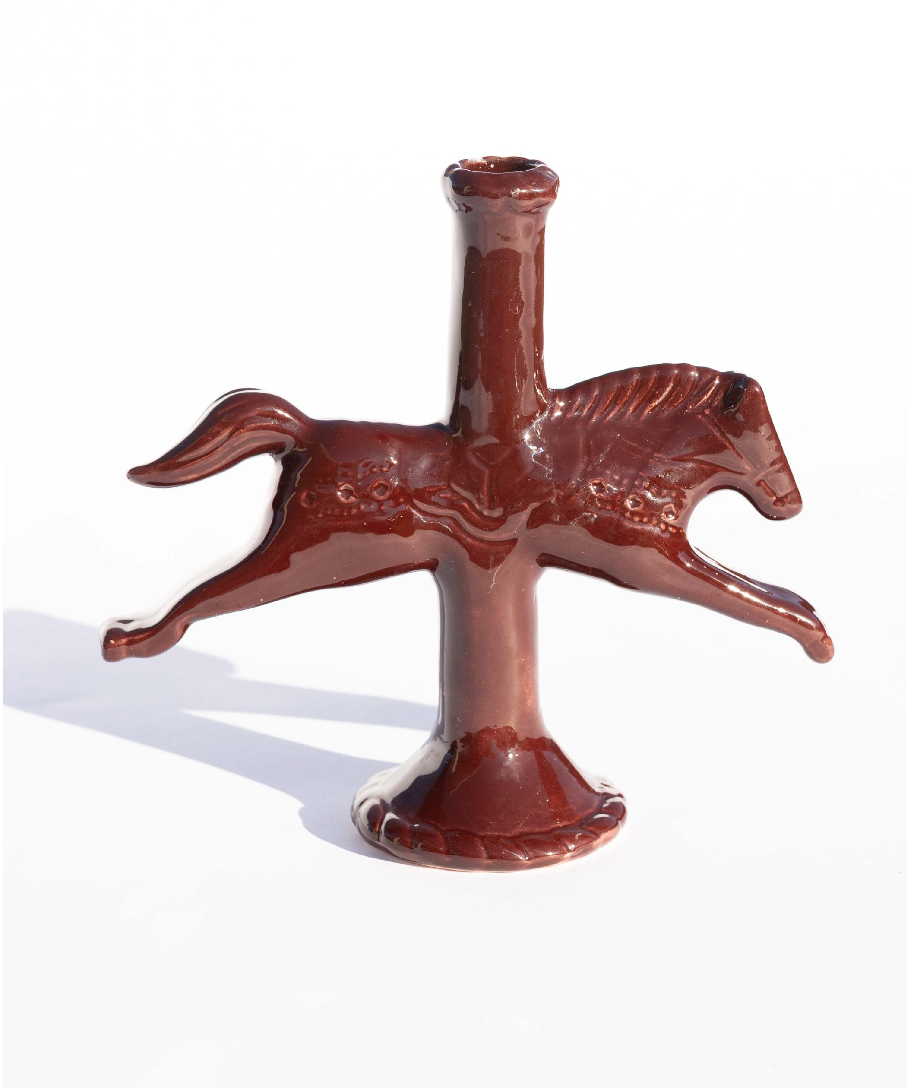 Dala Horse Candlestick Holder