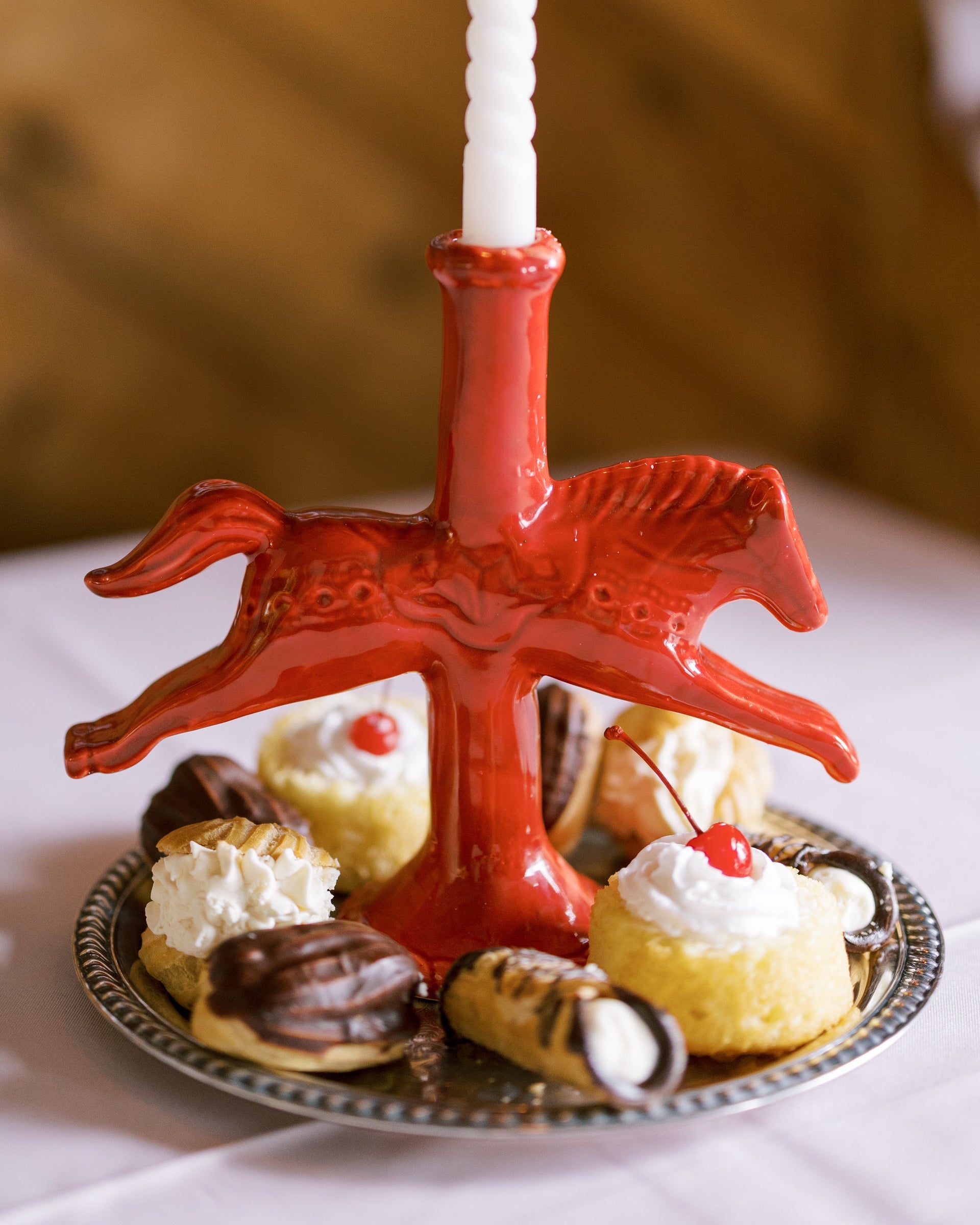 Dala Horse Candlestick Holder