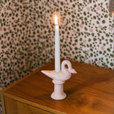 Nordic Swan Candlestick Holder
