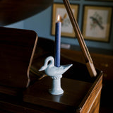 Nordic Swan Candlestick Holder