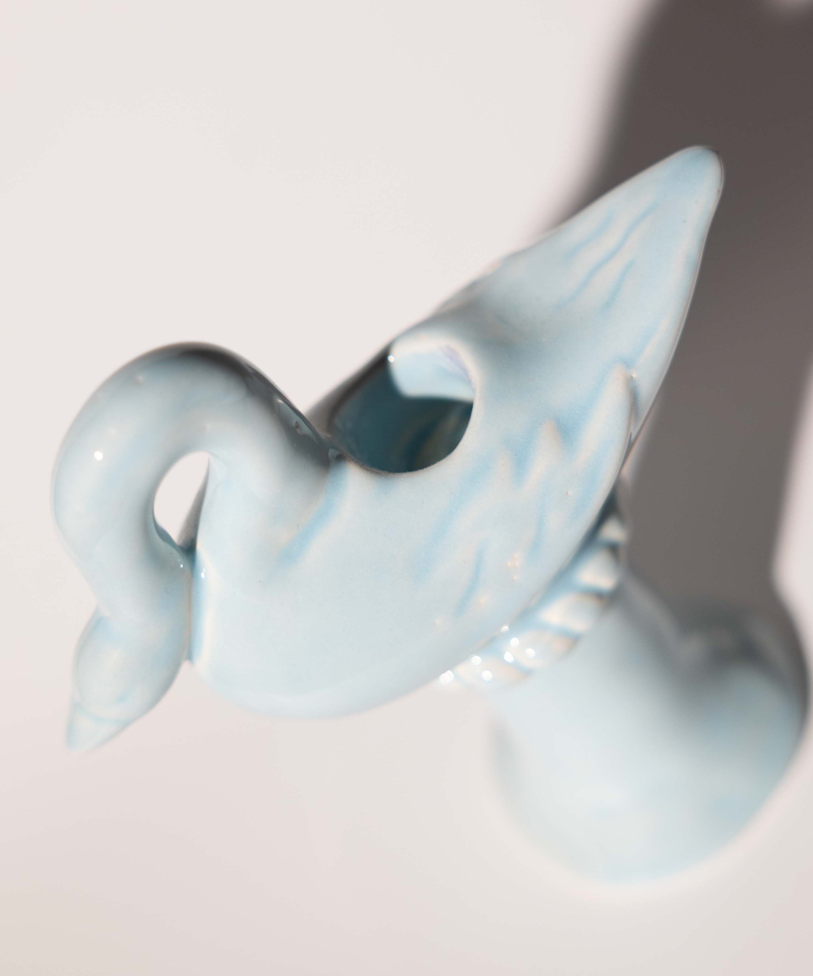 Nordic Swan Candlestick Holder