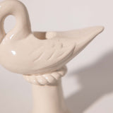 Nordic Swan Candlestick Holder